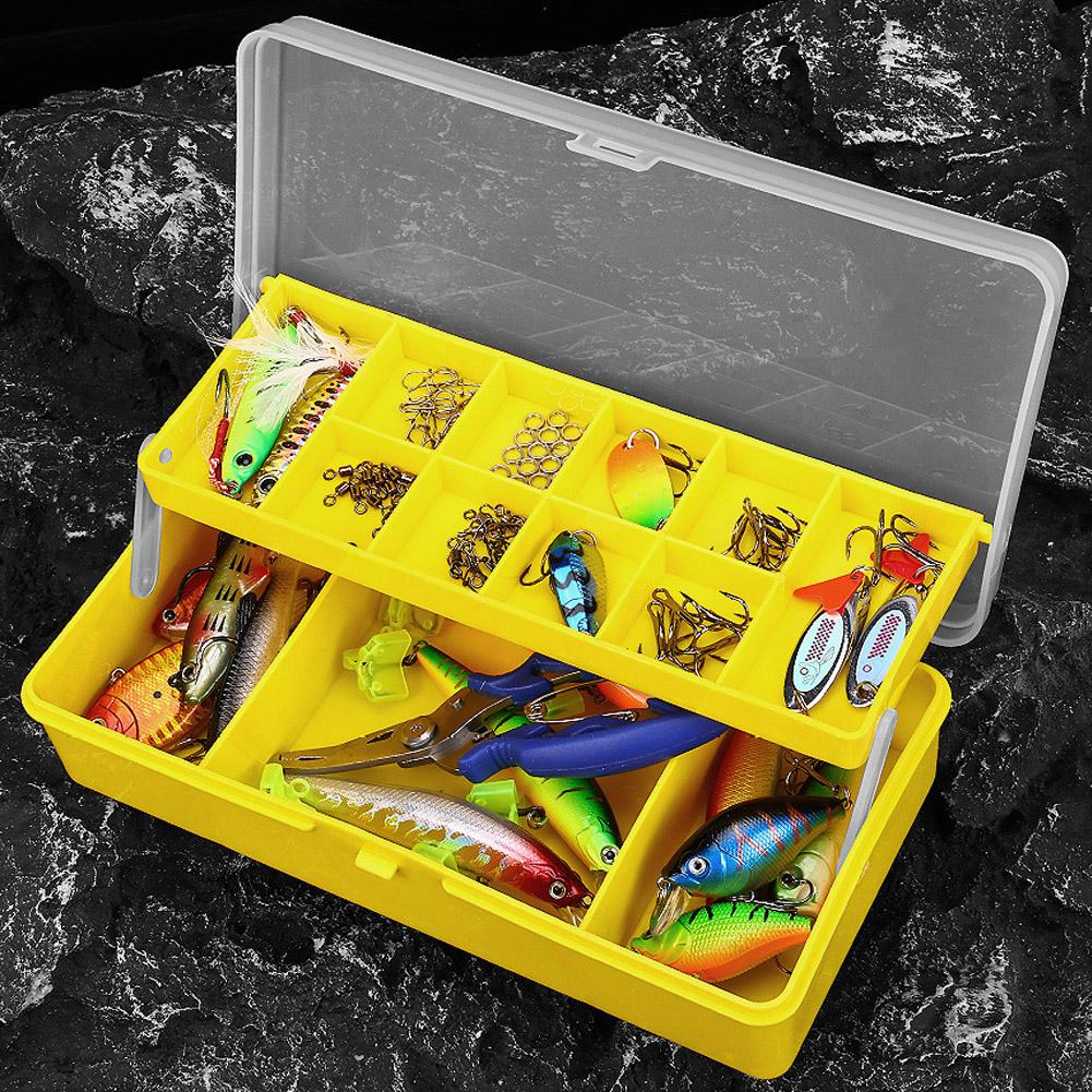 Portable Fishing Tackle Box Ba - đánh giá và giá Fishing Hook Size
