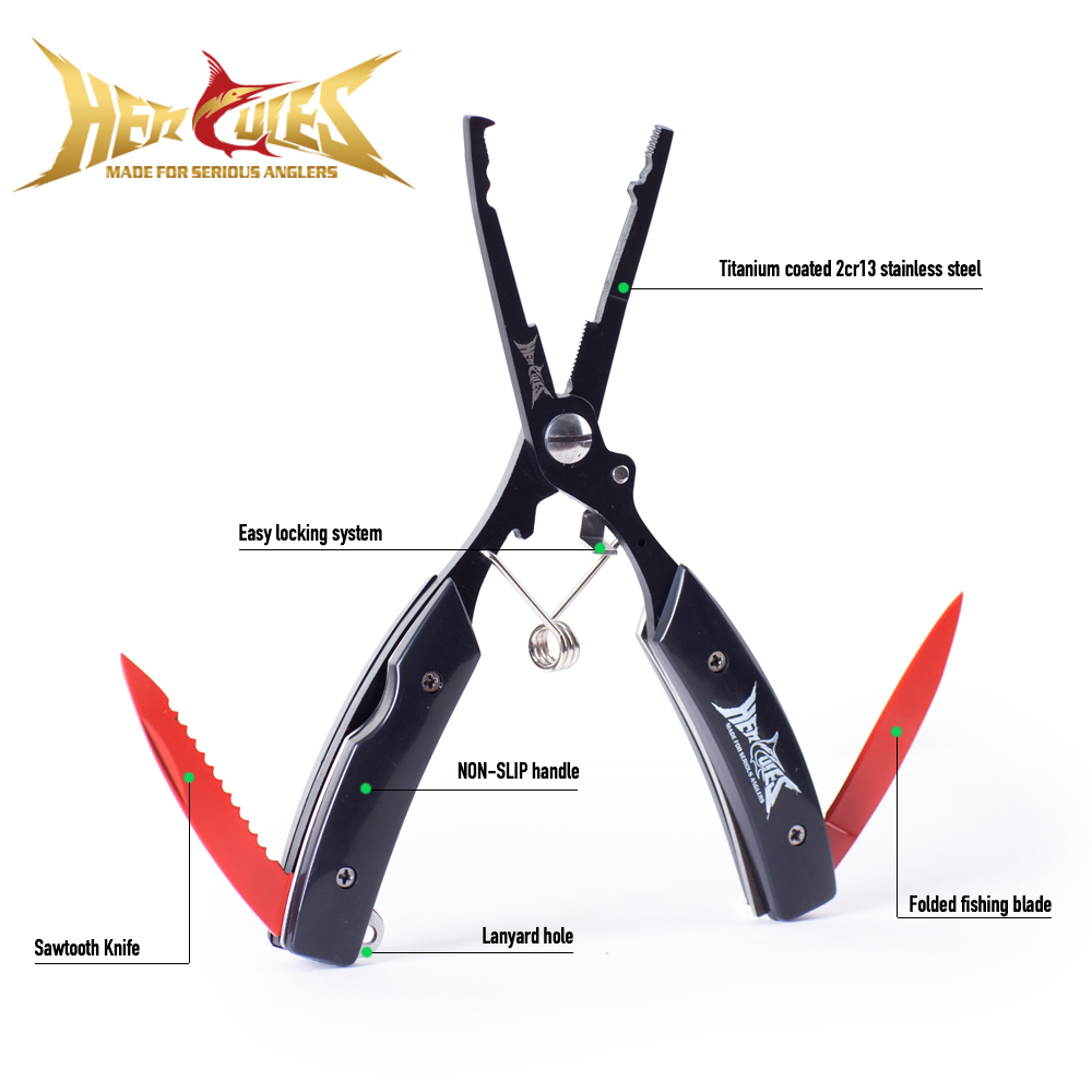 HERCULES Fishing Pliers with S - đánh giá và giá Fishing Hook Sharpener